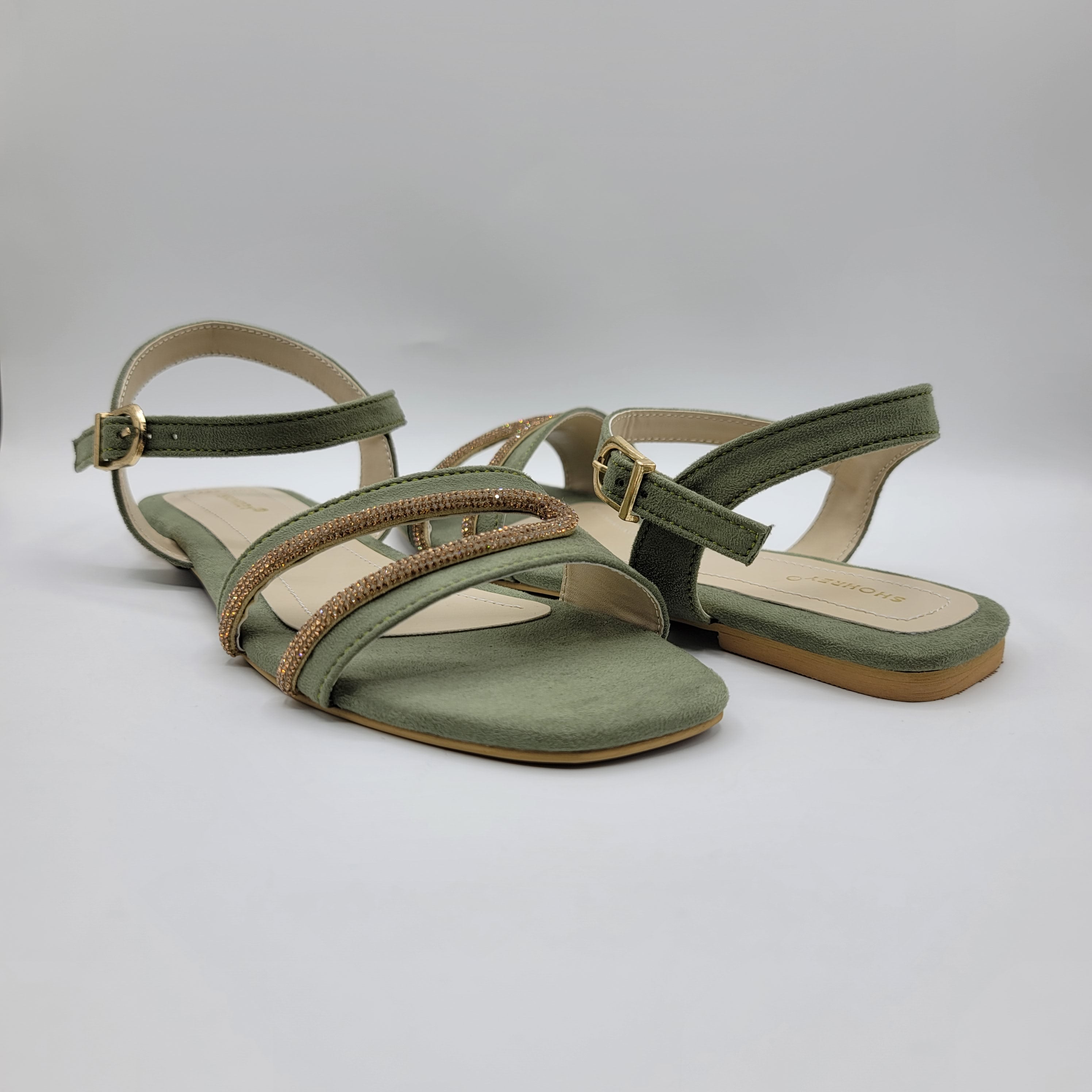 Vee Sandals - Mos Green