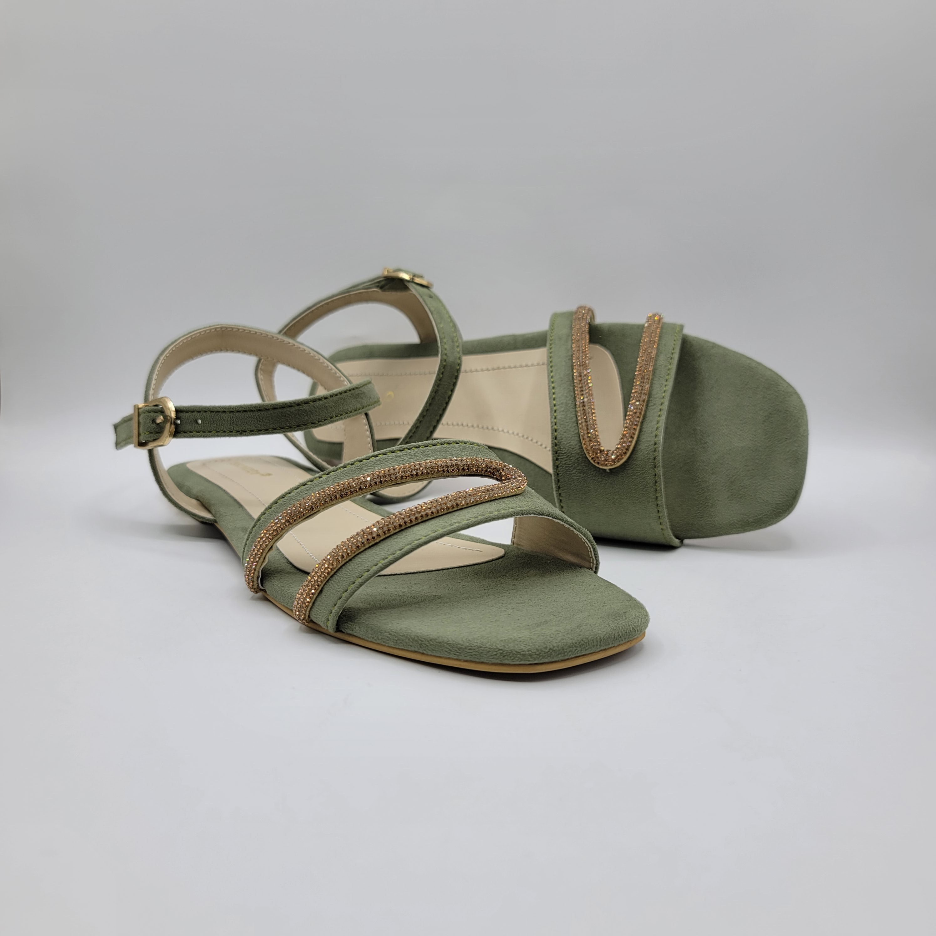 Vee Sandals - Mos Green