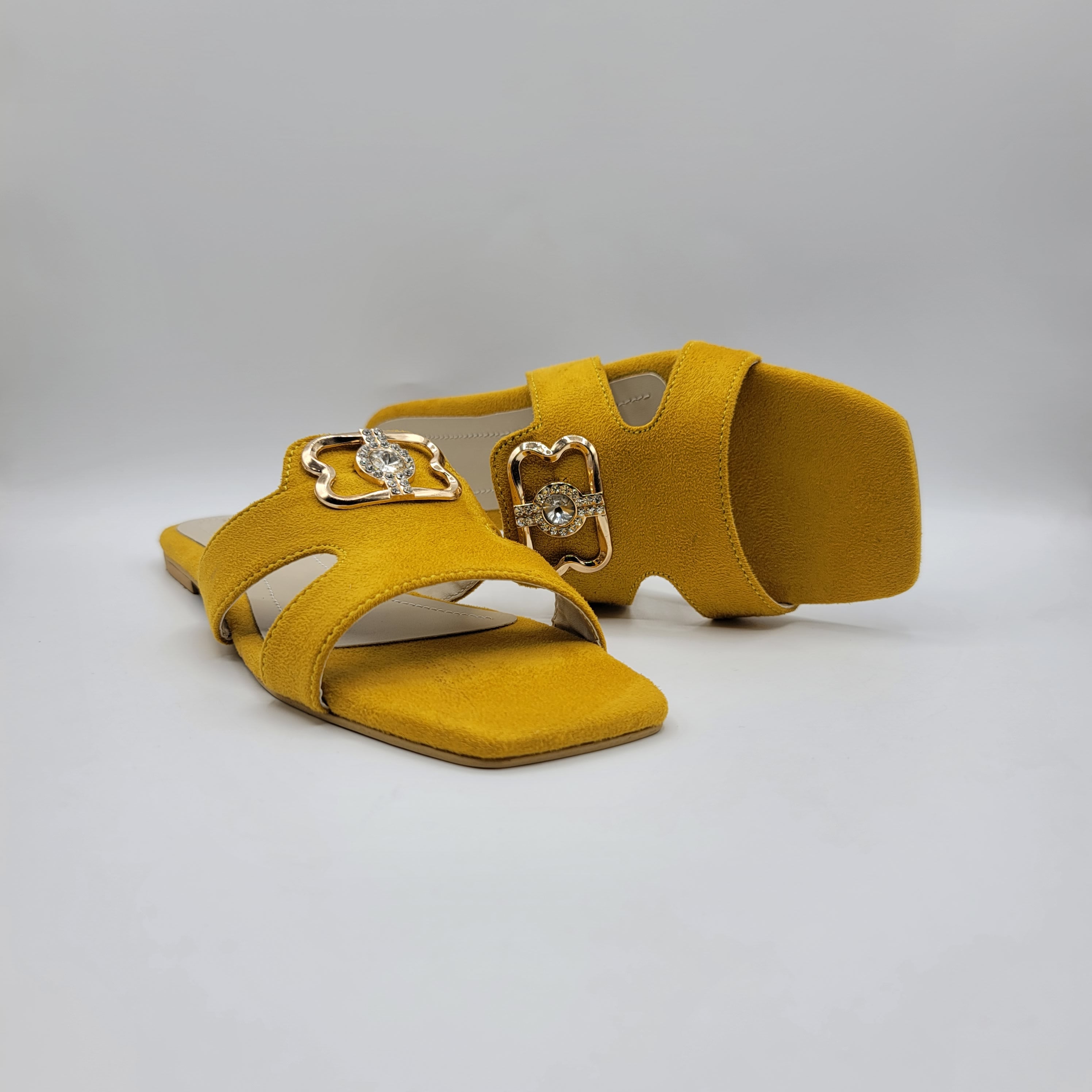 Crown Slides - Mustard