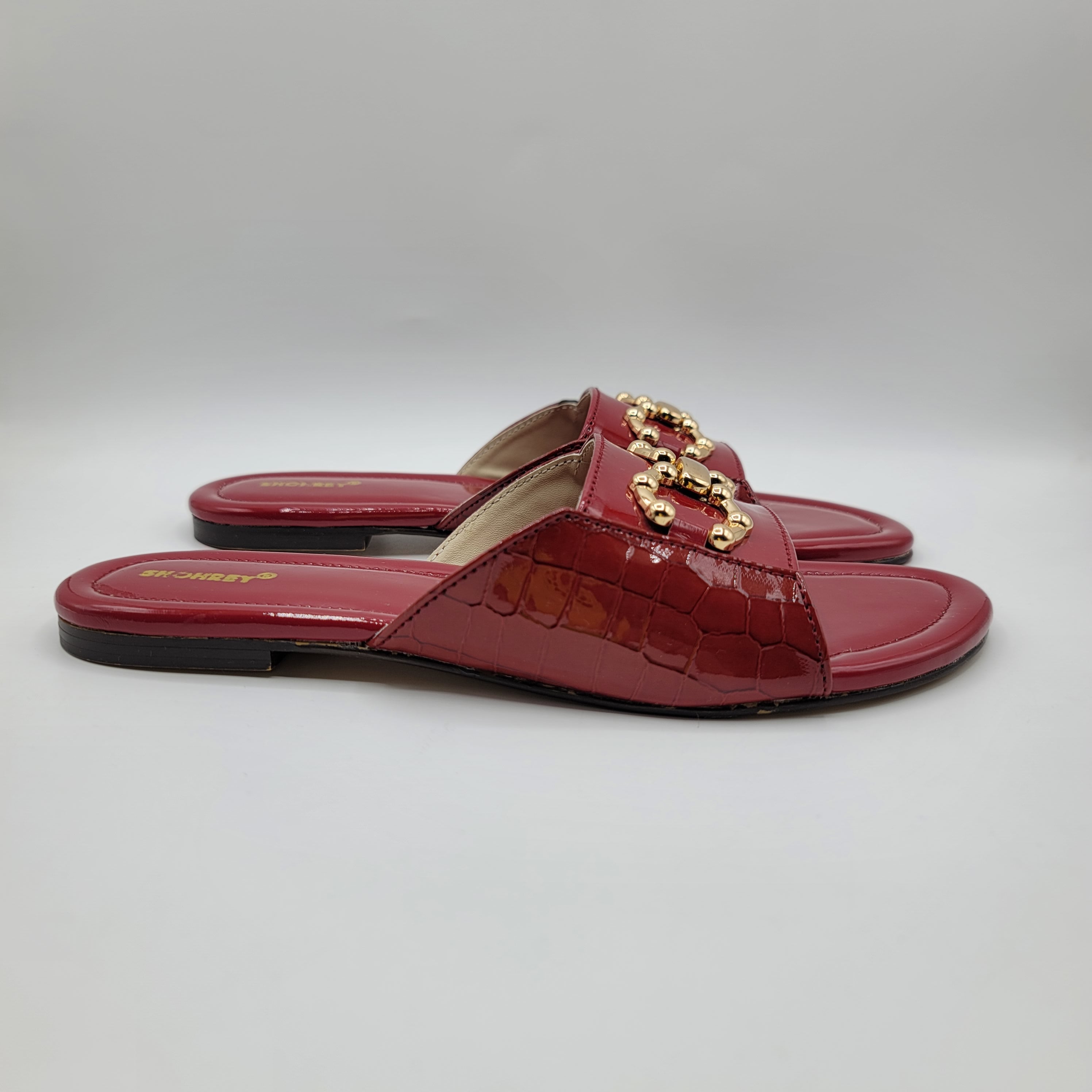 Ashton Slides - Maroon
