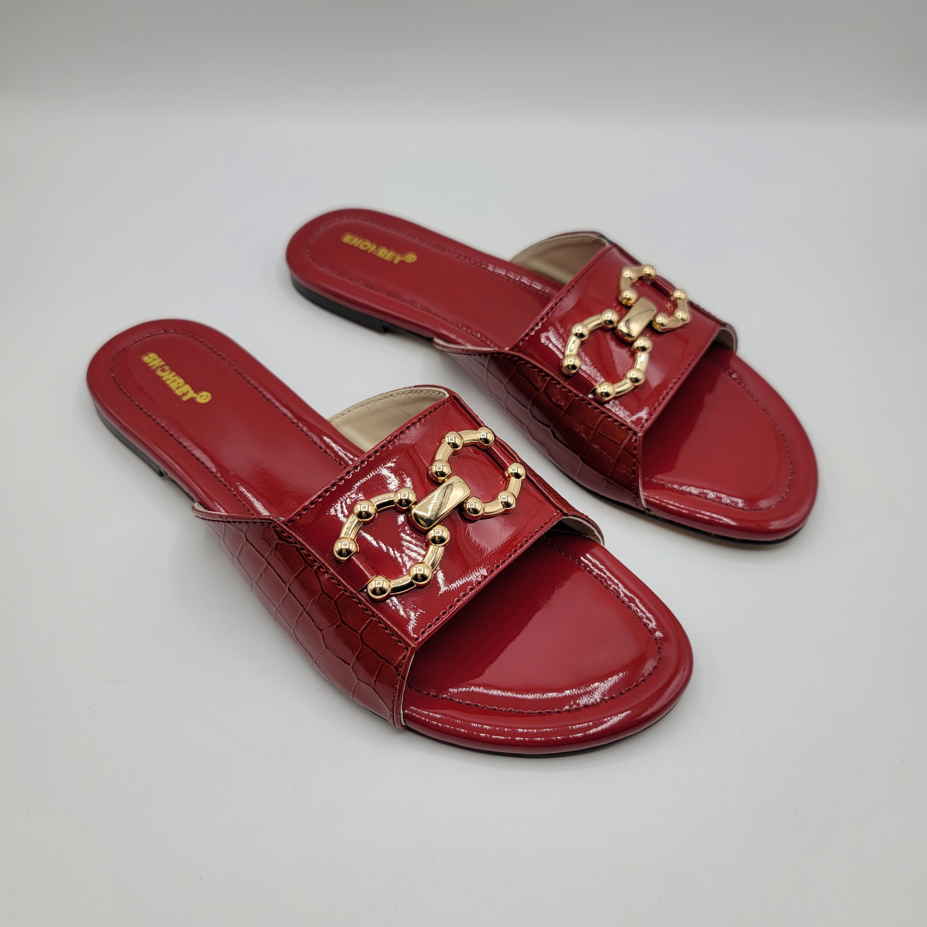 Ashton Slides - Maroon