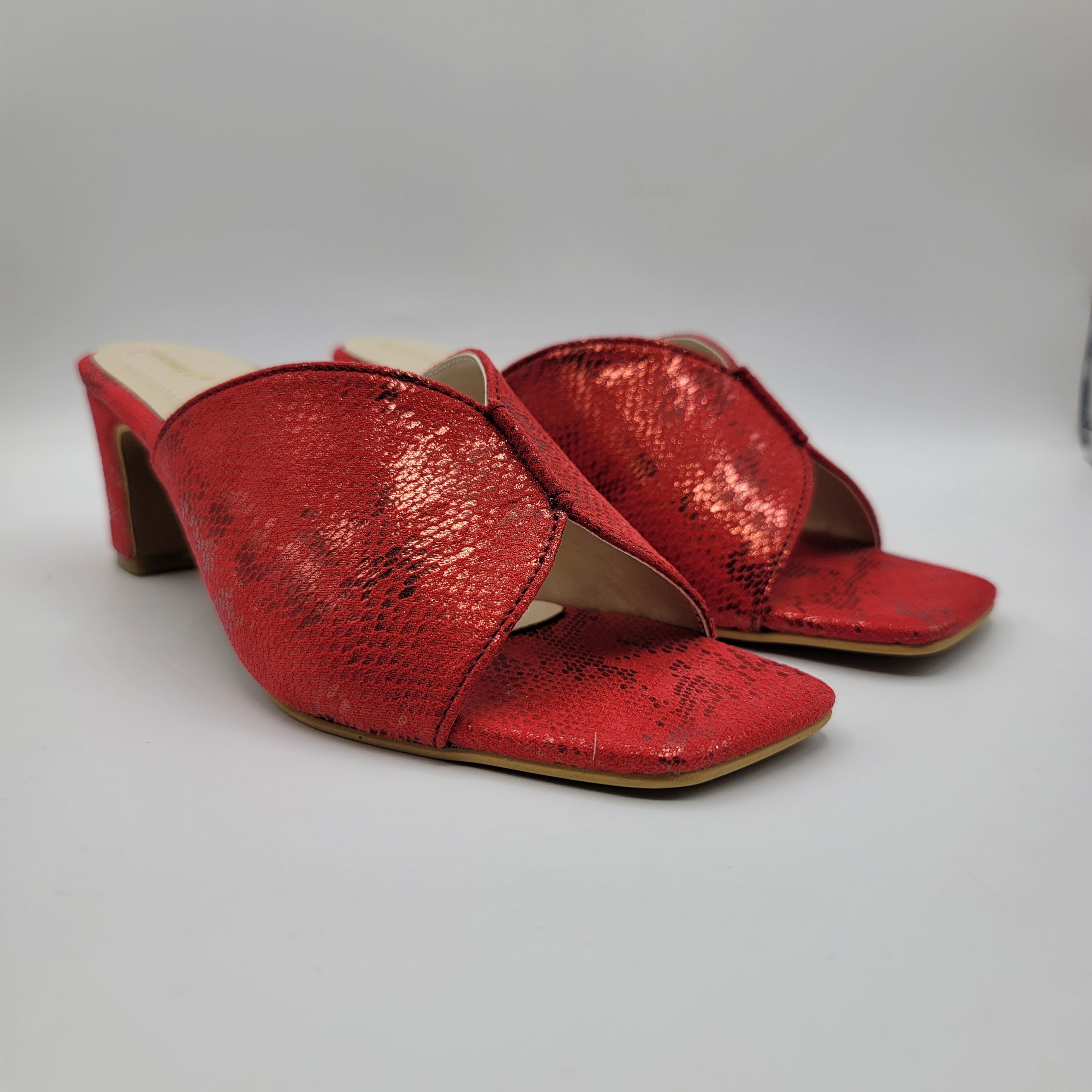 Aurelia Heel Slides - Pink
