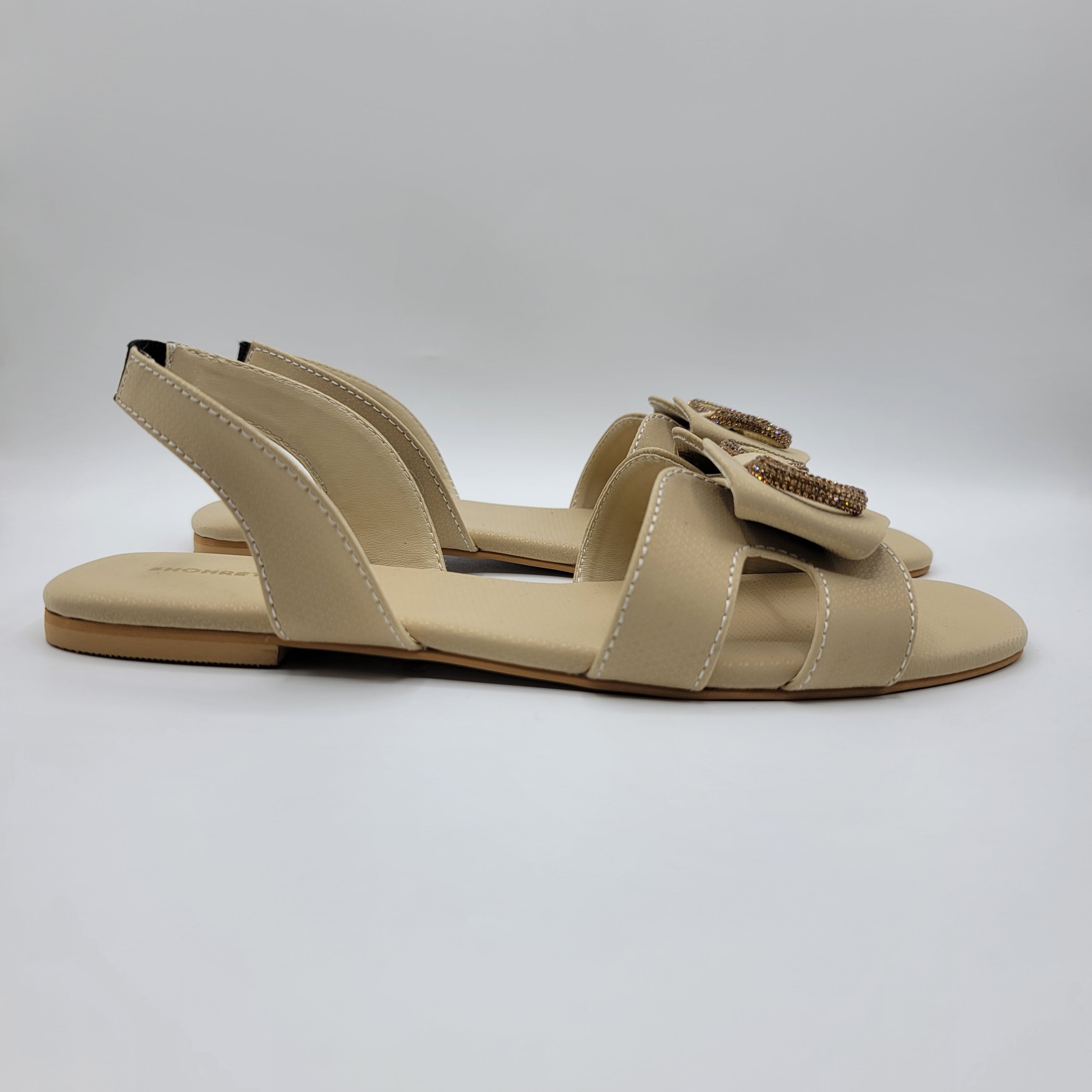 Jesse Sling Back Sandals - Beige