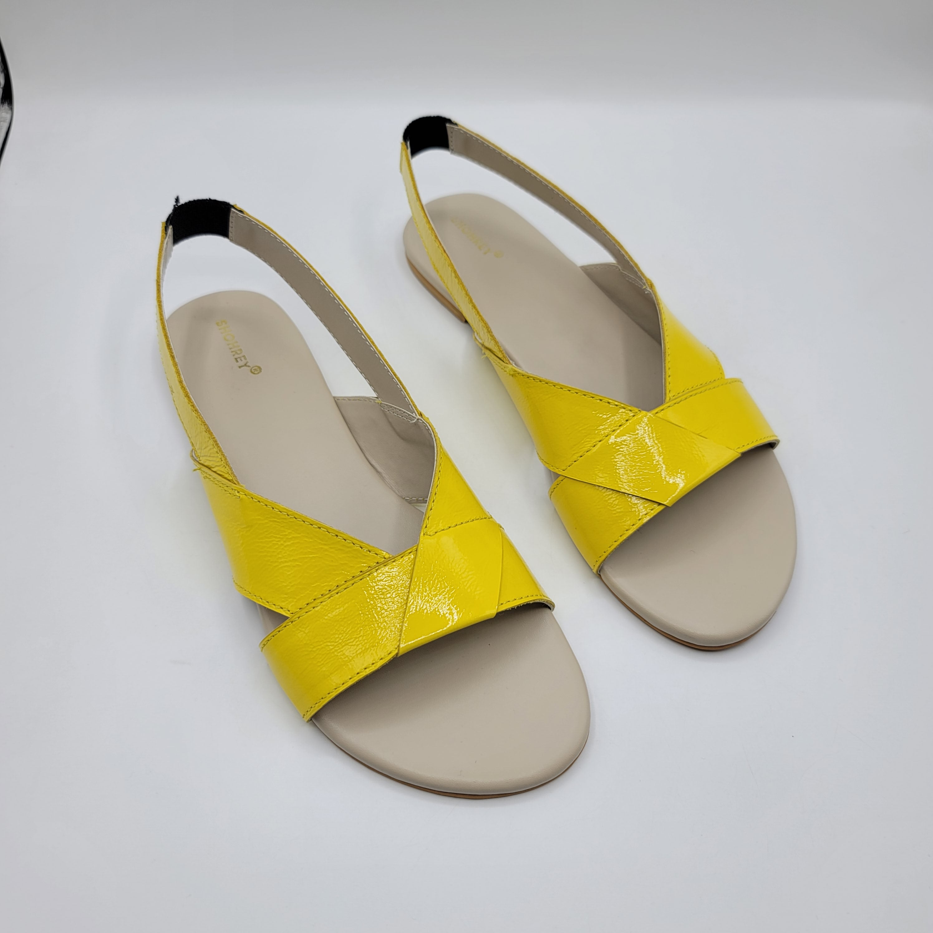 Ivy Sling back Sandals - Yellow