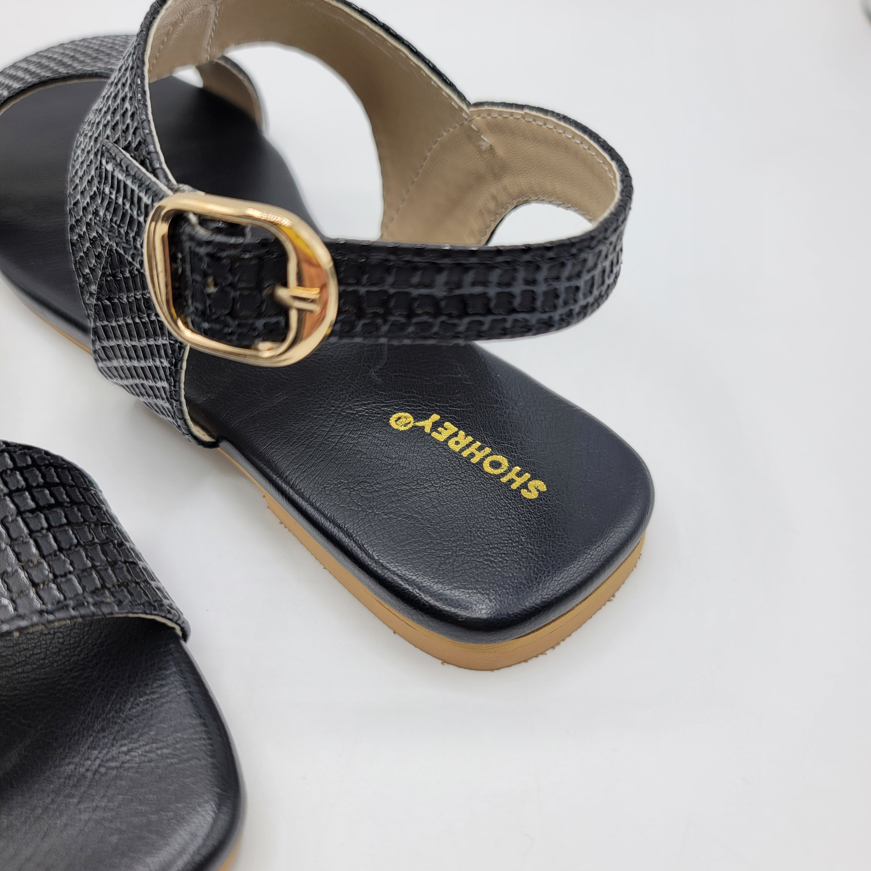 Peshawari Panjaydar Sandal - Black