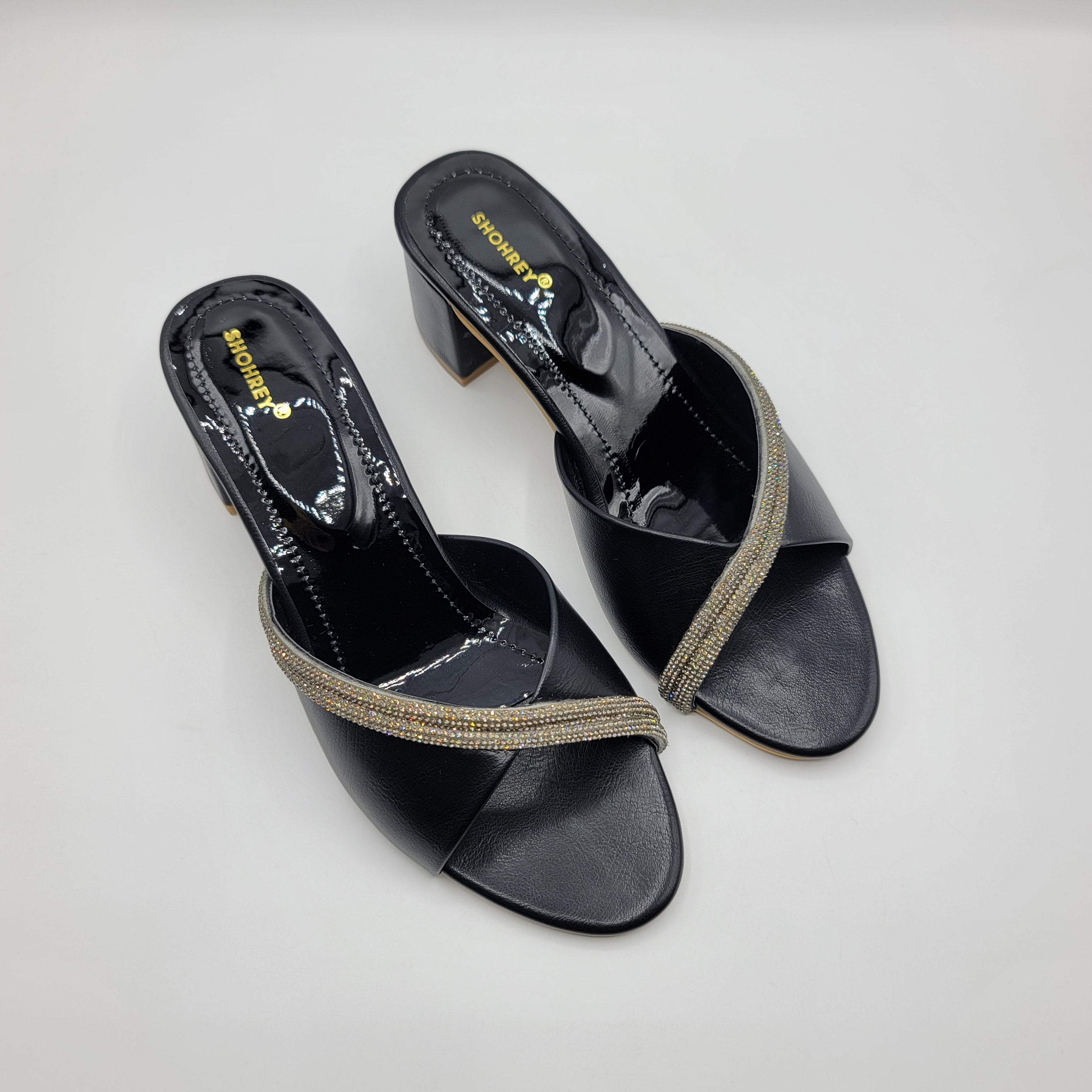 Amelia Heel Slides - White