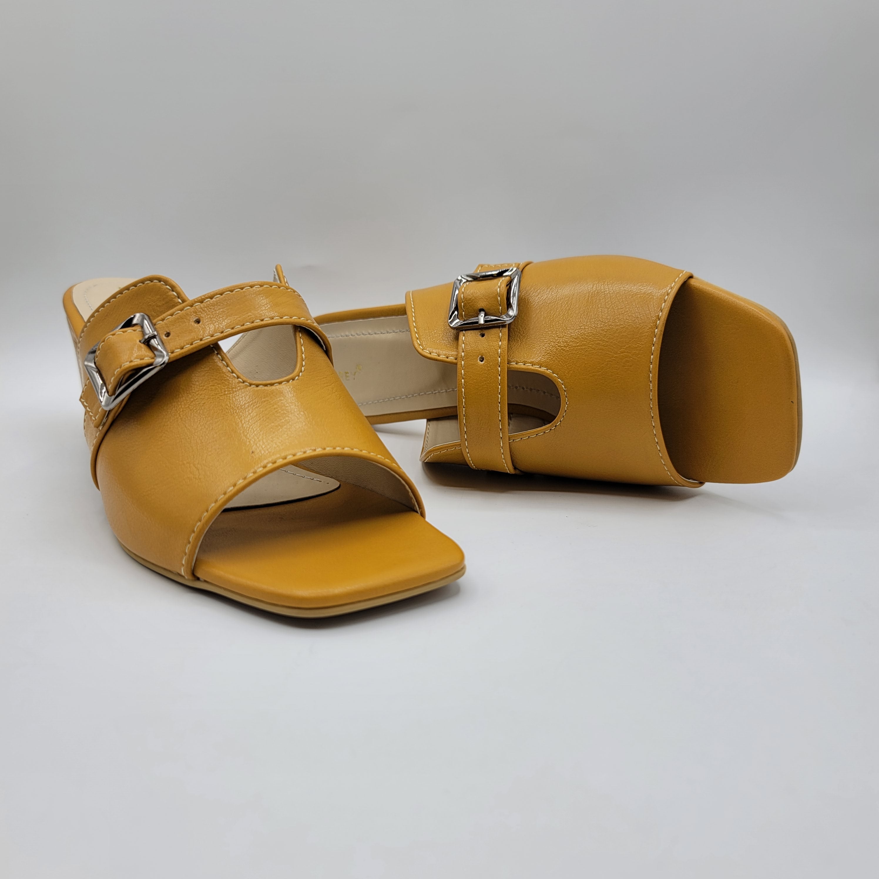 Ava Heel Slides - Chocolate