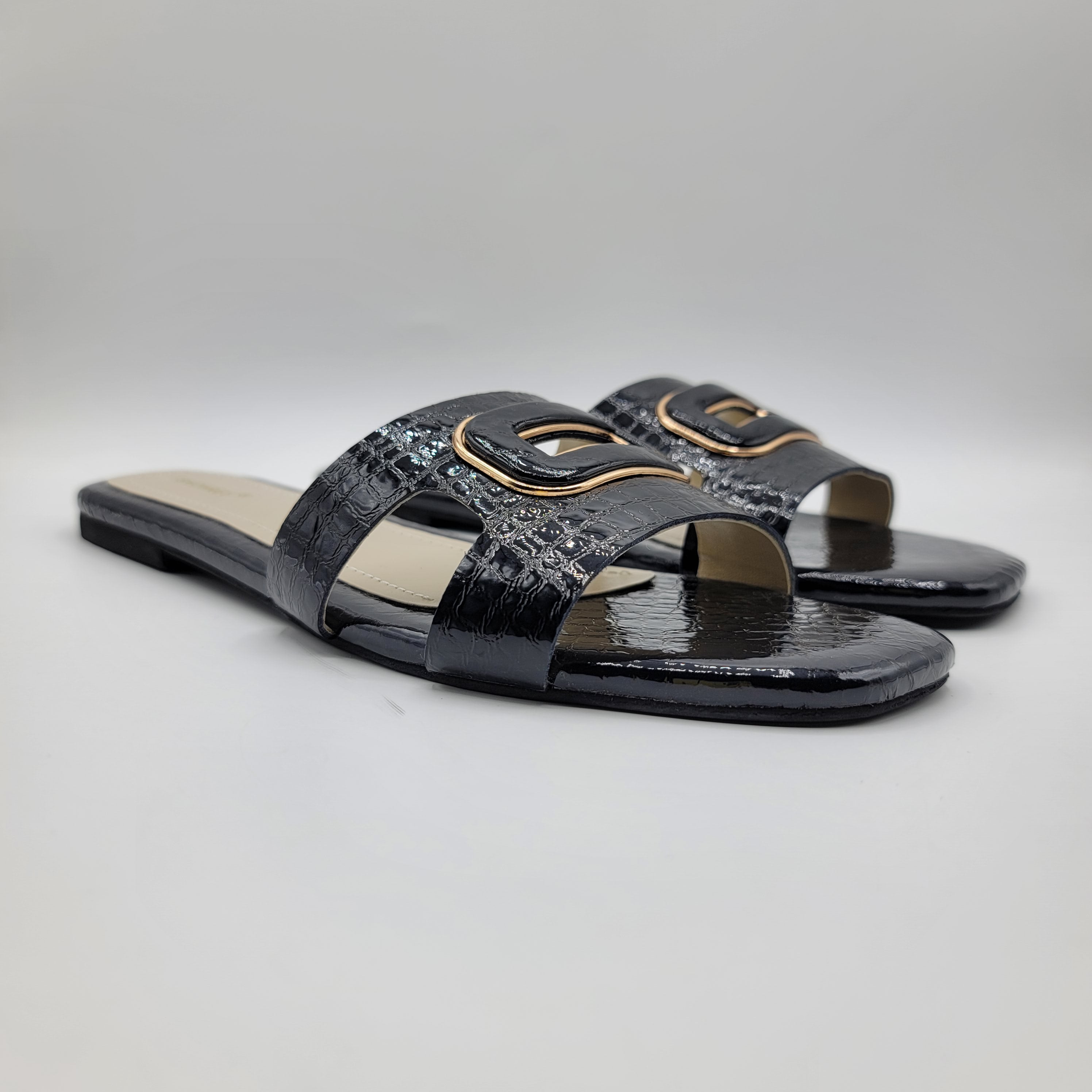Charlotte Slides - Black