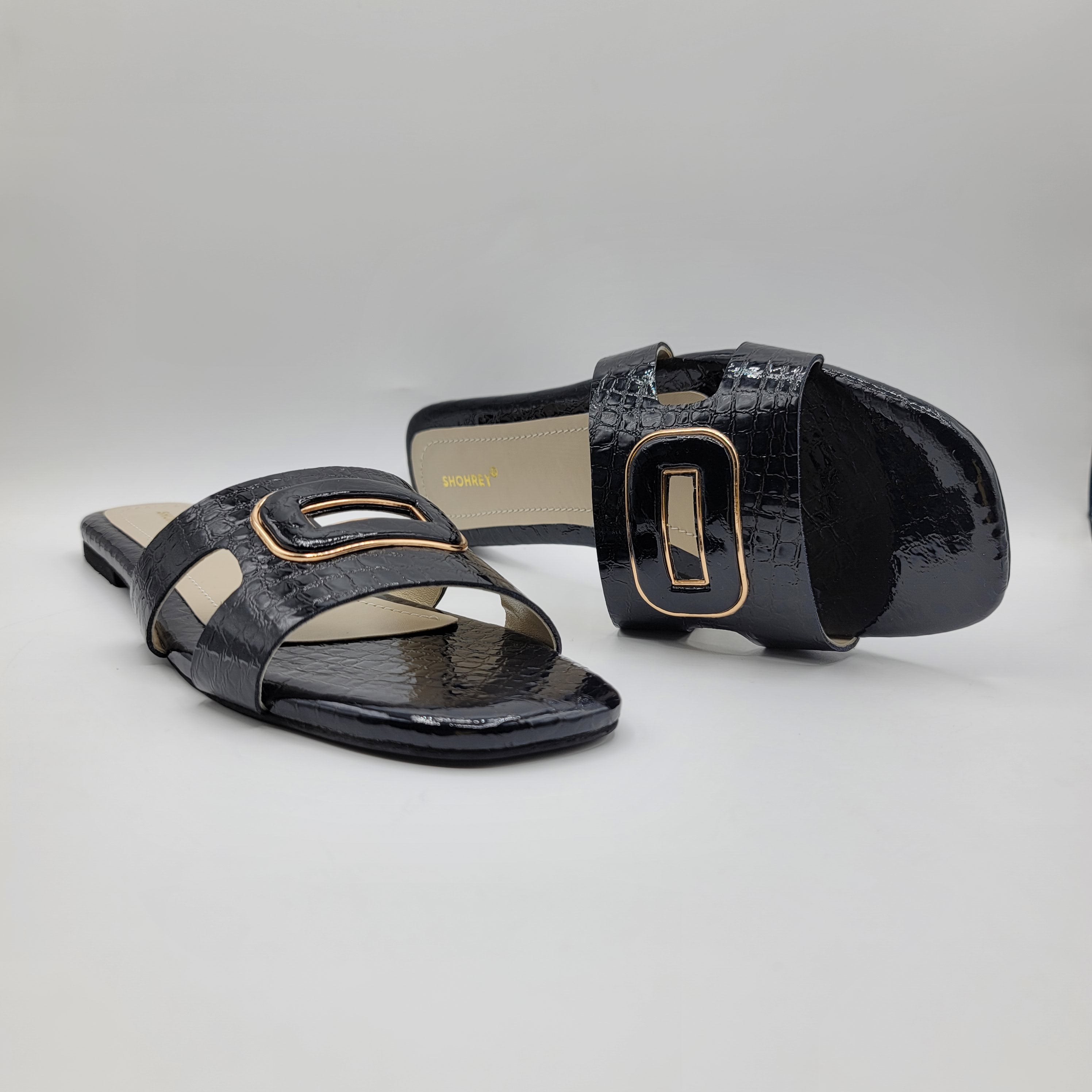 Charlotte Slides - Black