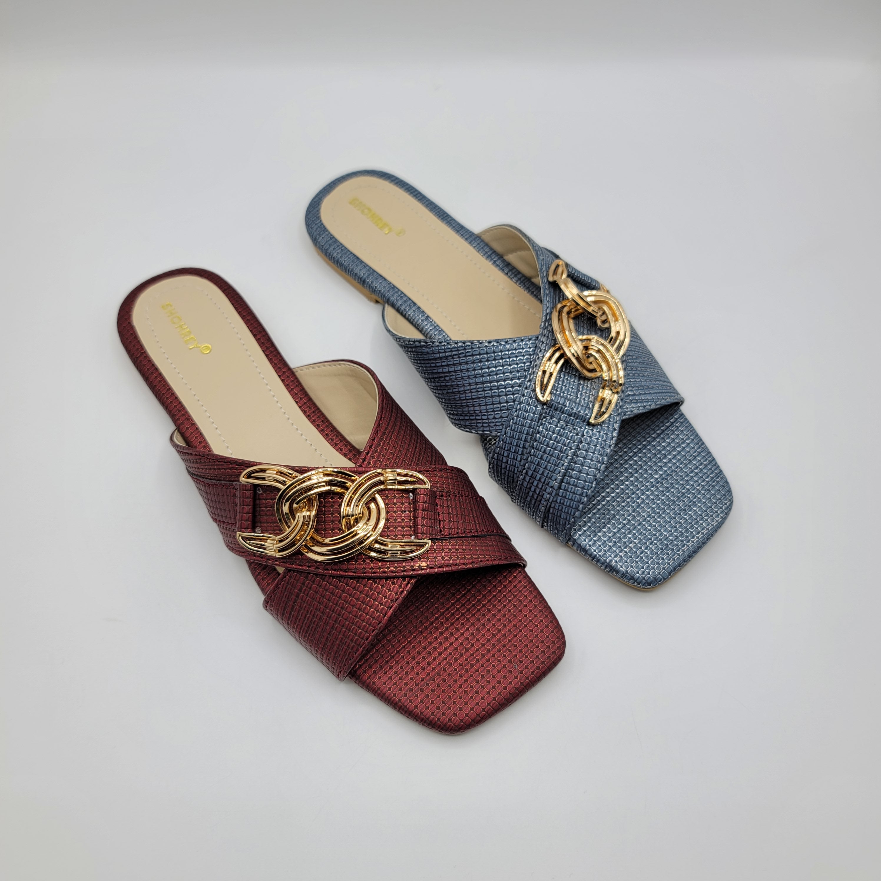 Camila Slides - Maroon