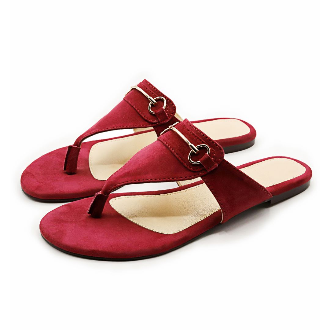 Classic Flats - Maroon Slippers