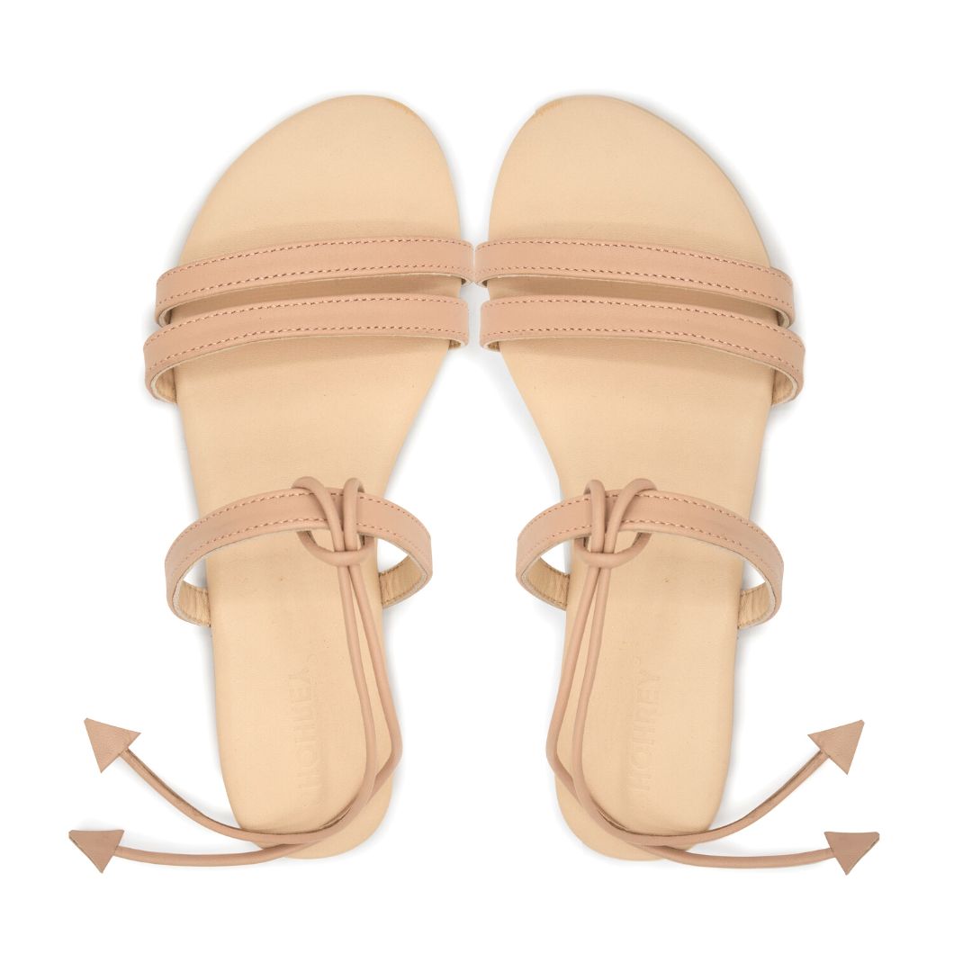 JAMs 103 - Beige - Leather Sandals