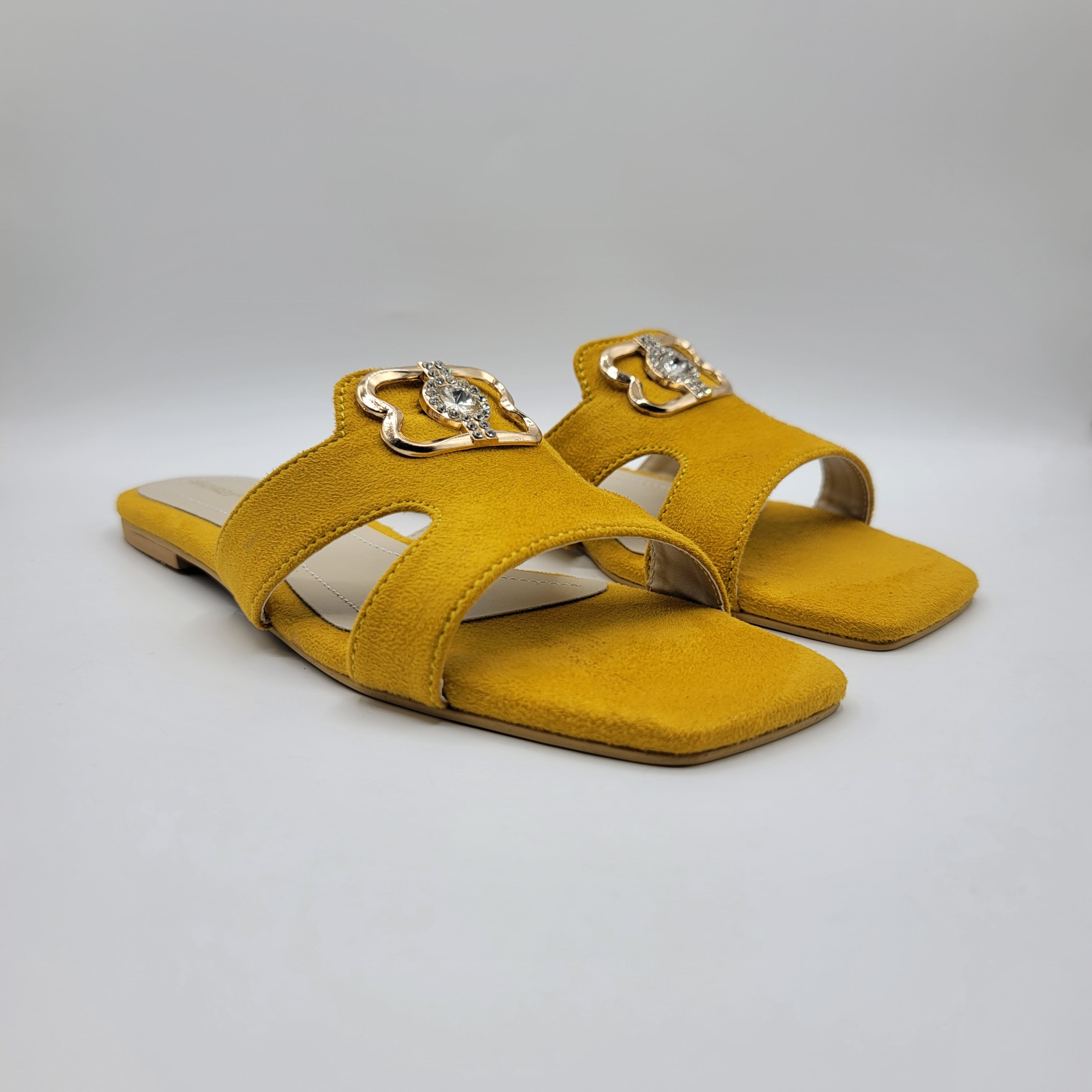 Crown Slides - Mustard