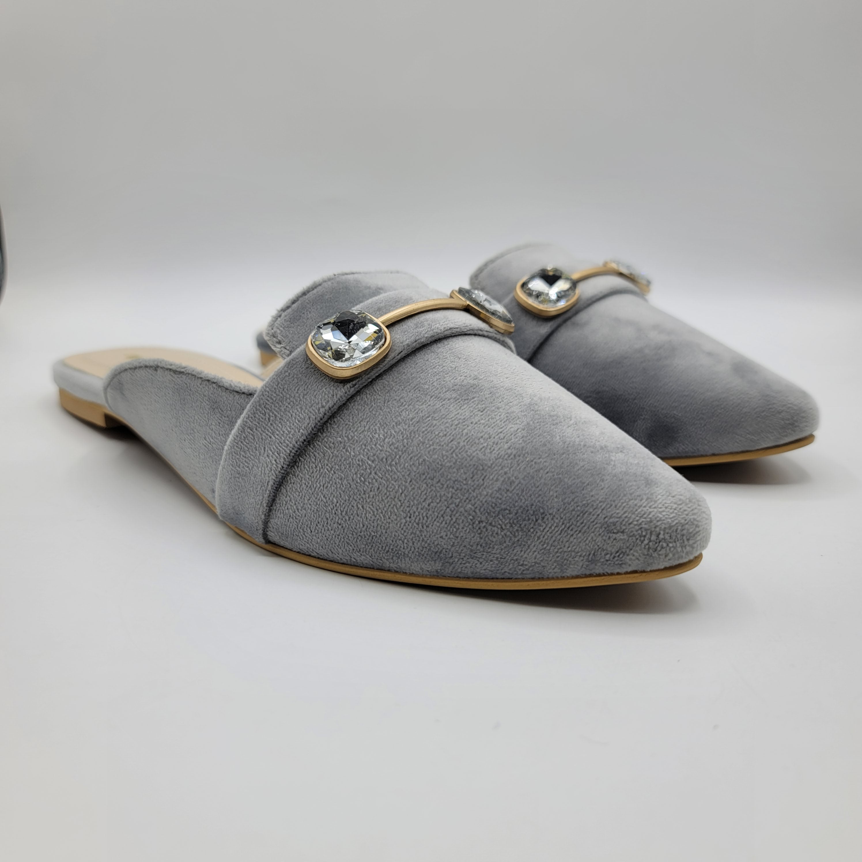 Dana - Mules - Grey