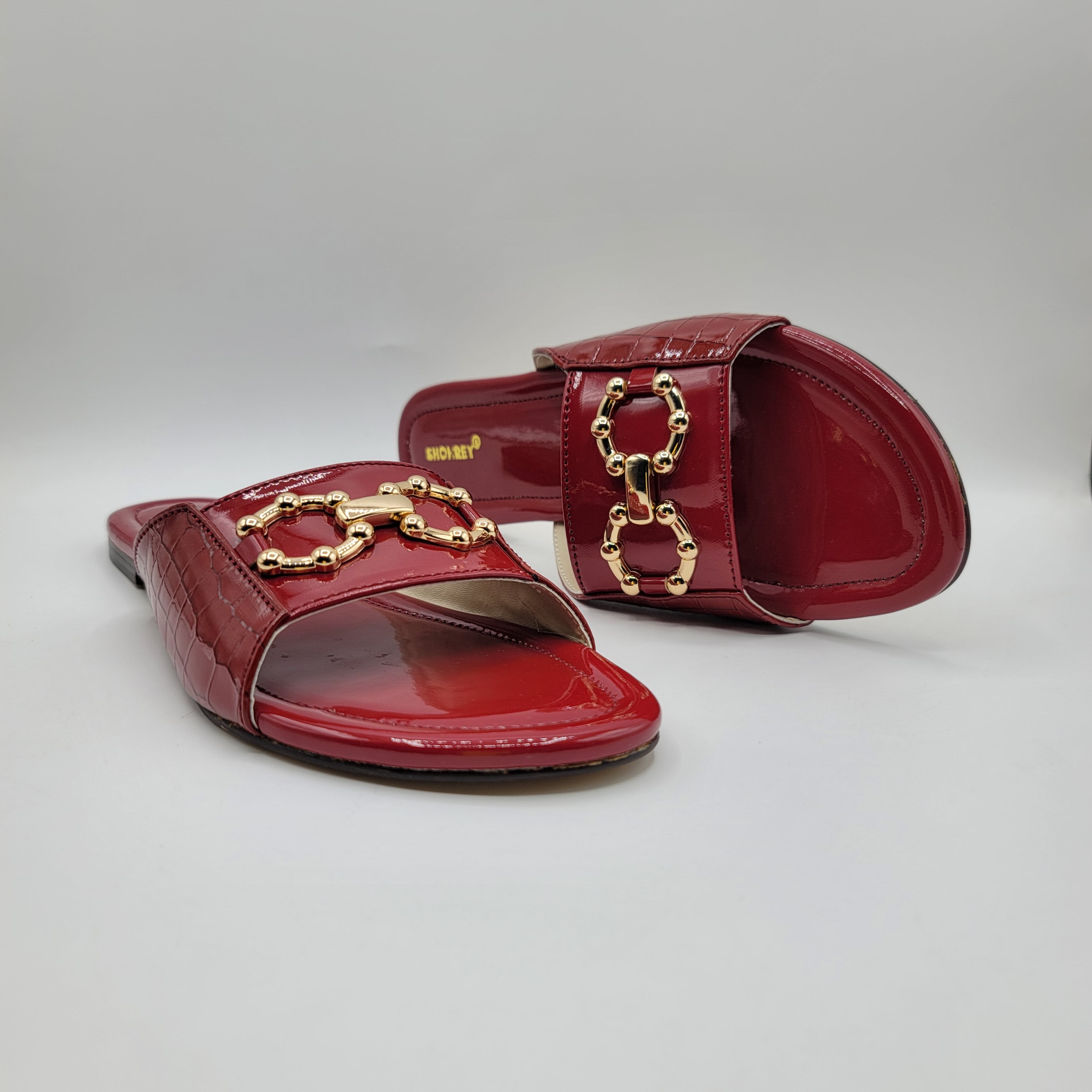 Ashton Slides - Maroon