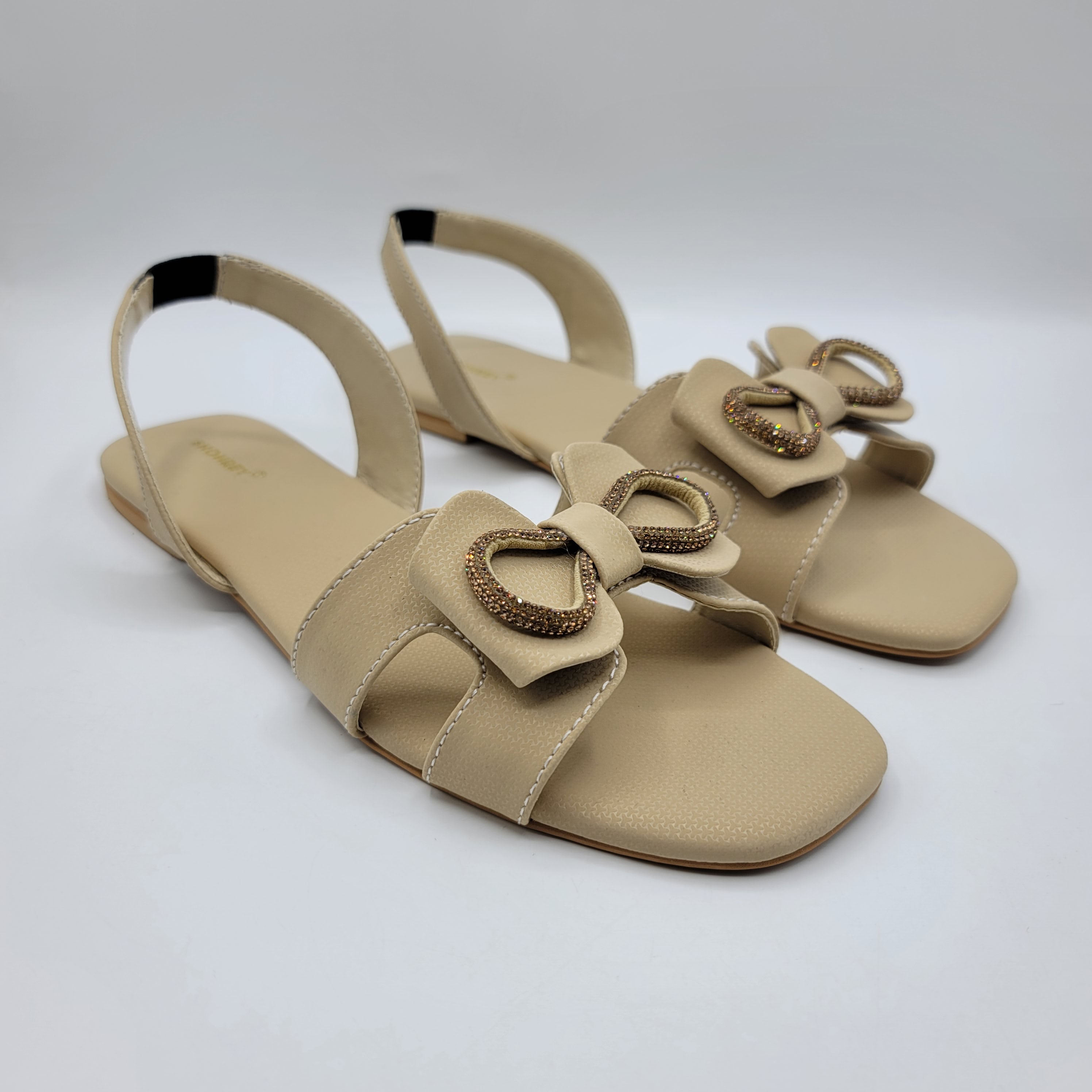 Jesse Sling Back Sandals -  Beige