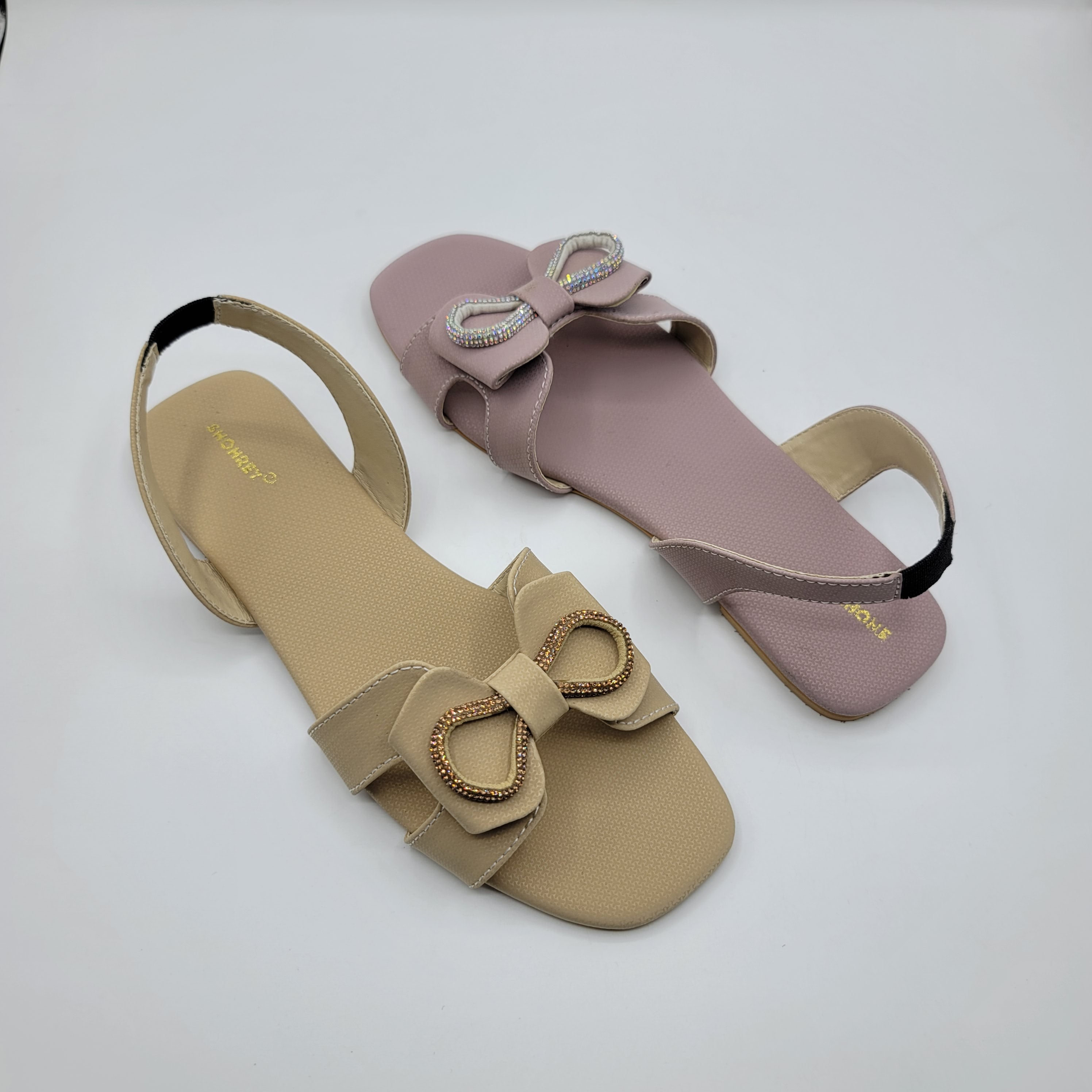 Jesse Sling Back Sandals -  Beige