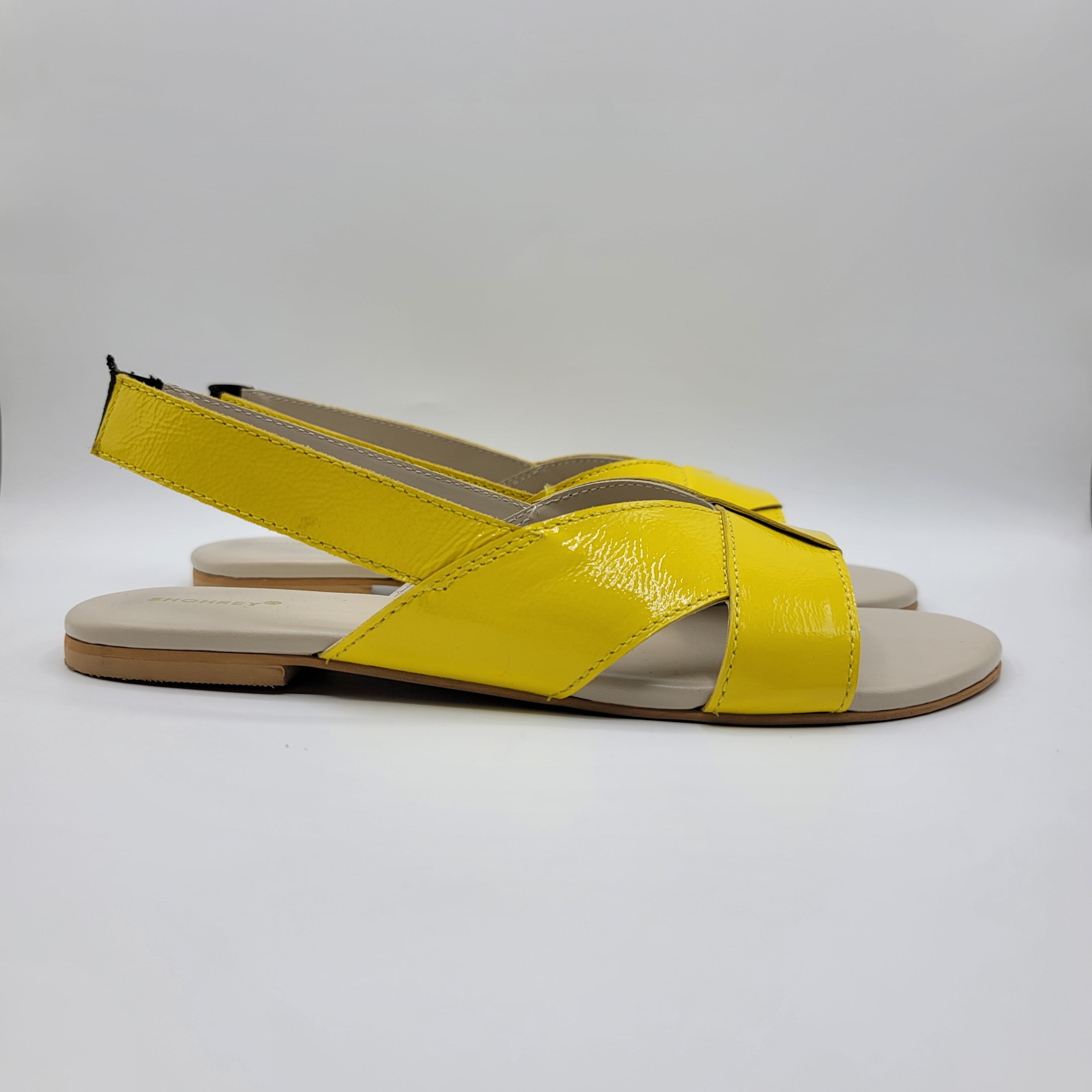 Ivy Sling back Sandals - Yellow