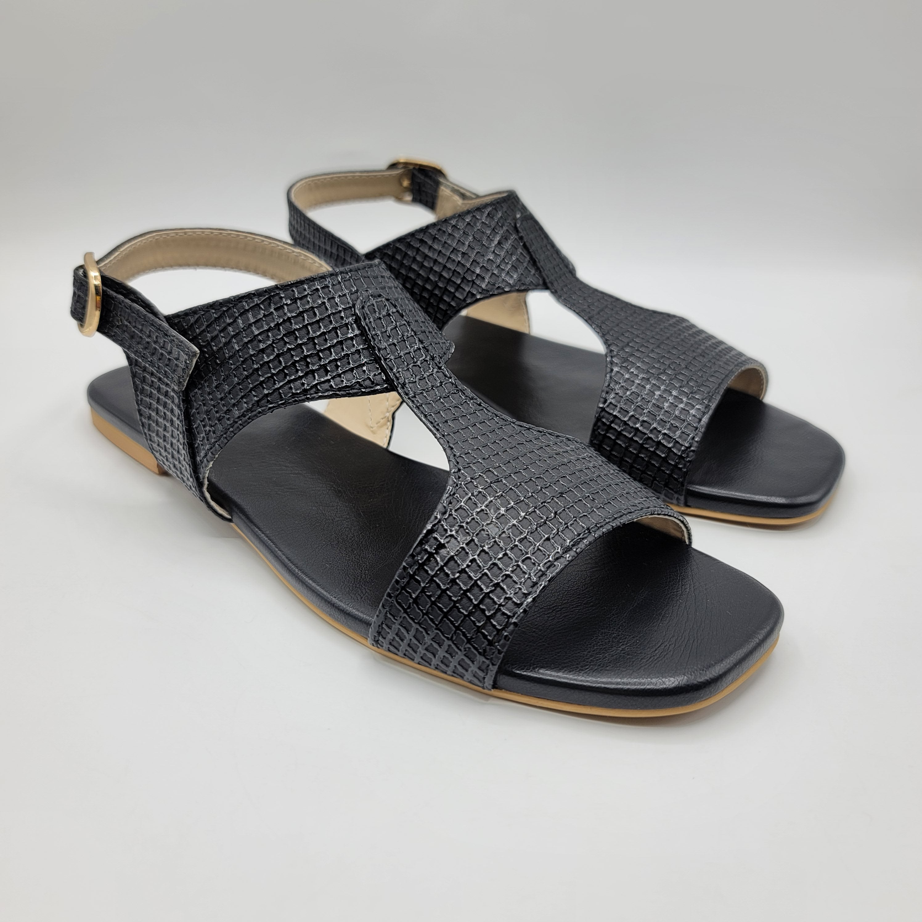 Peshawari Panjaydar Sandal - Black