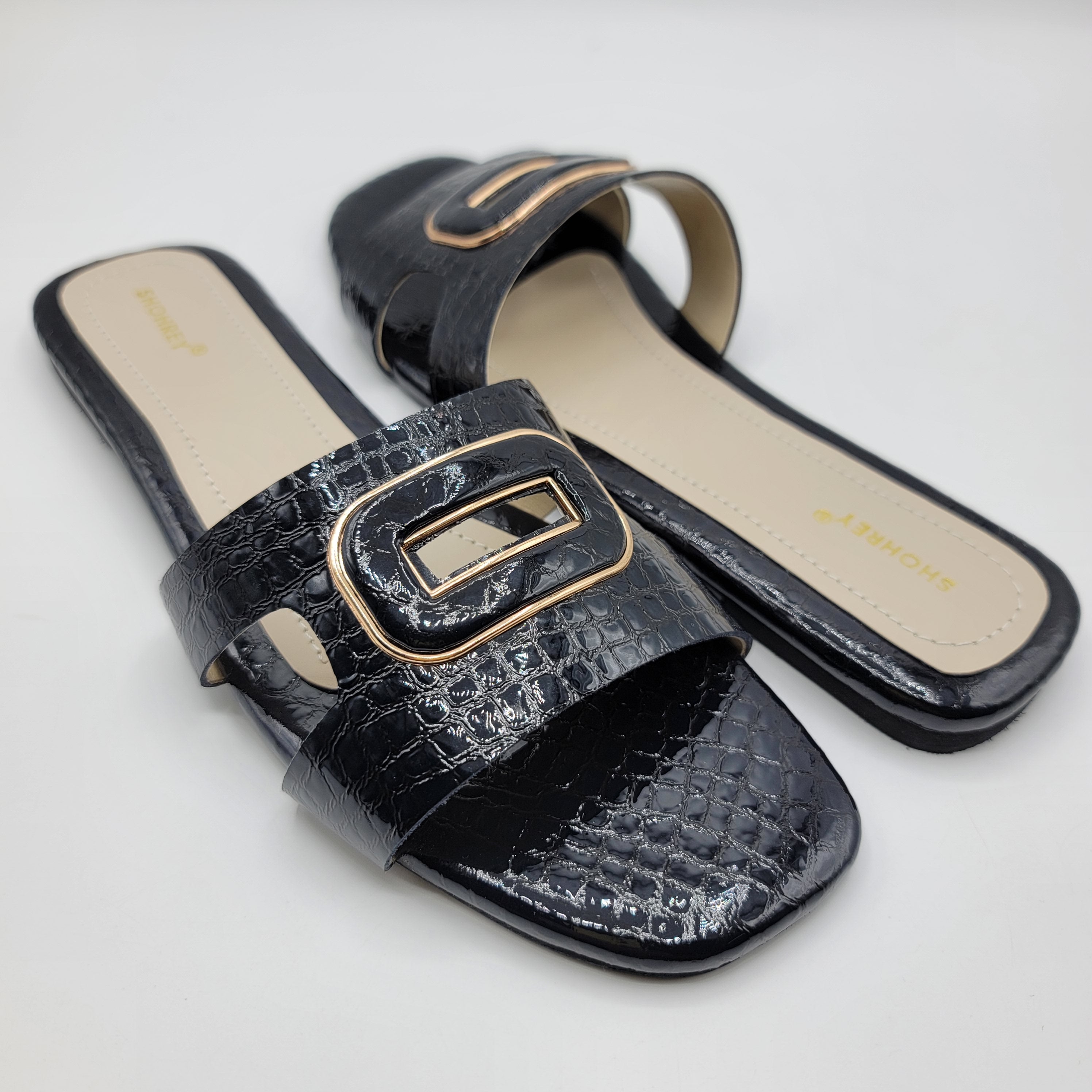 Charlotte Slides - Black