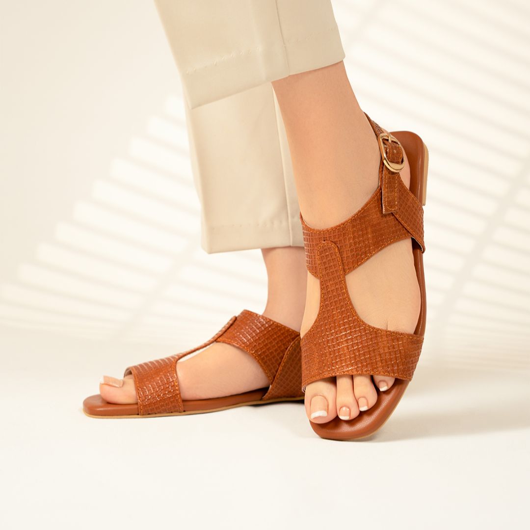 Peshawari Panjaydar Sandal - Brown