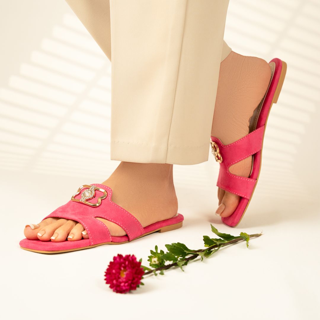 Crown Slides - Pink