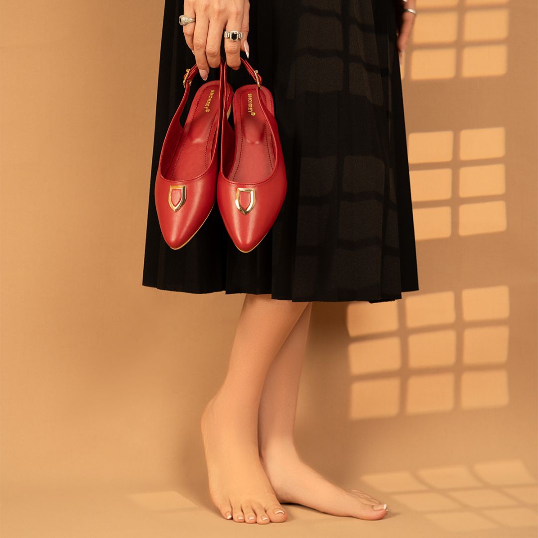 Lily Pump - Maroon
