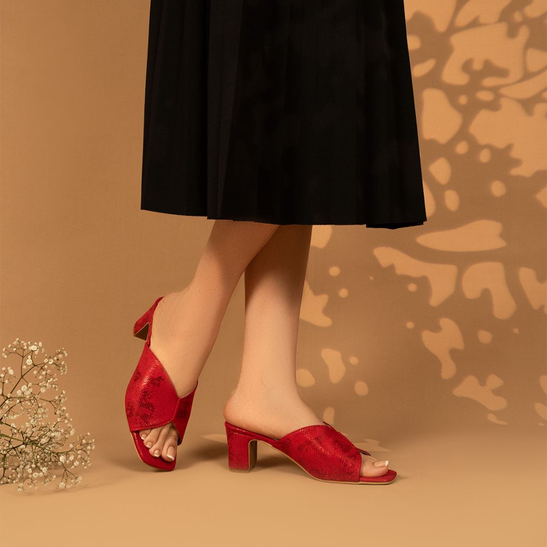 Aurelia Heel Slides - Pink