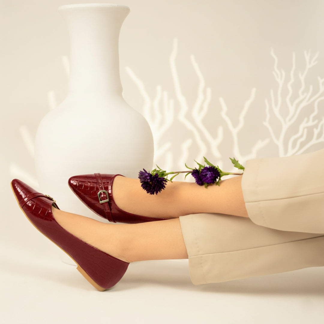 Taylors - Maroon Pumps