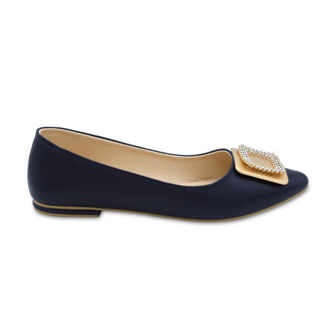Flat online navy blue